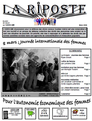 Riposte Mars 2008