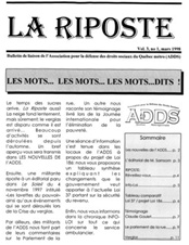 Riposte Mars 1998