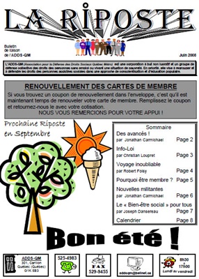 Riposte Juin 2008