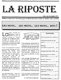 Riposte Octobre 1997