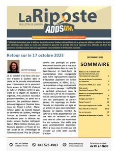 Riposte Décembre 2023